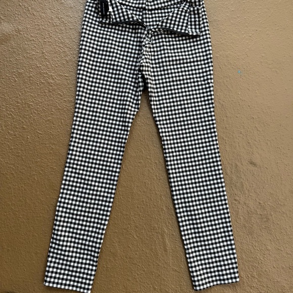 Who What Wear Monochrome Checkered Trousers - Picture 7 of 10